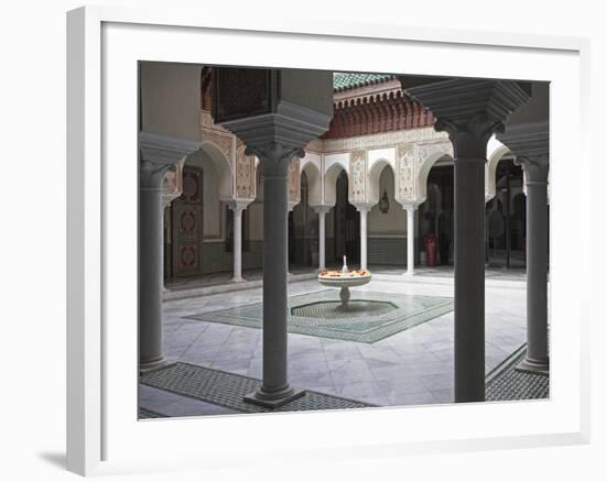 Interior of the Famous Mamounia Hotel in Marrakech-Julian Love-Framed Photographic Print