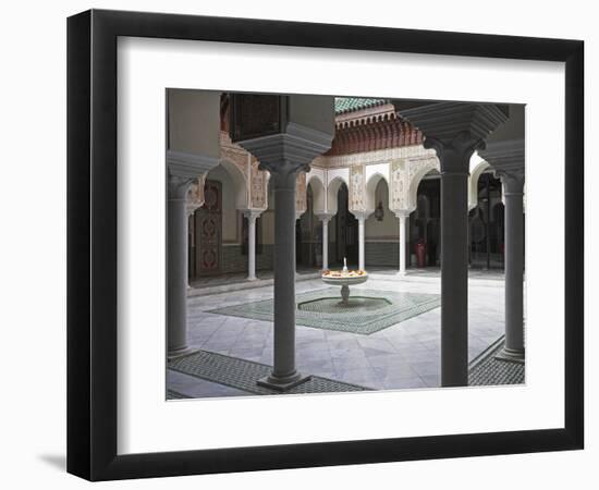 Interior of the Famous Mamounia Hotel in Marrakech-Julian Love-Framed Photographic Print