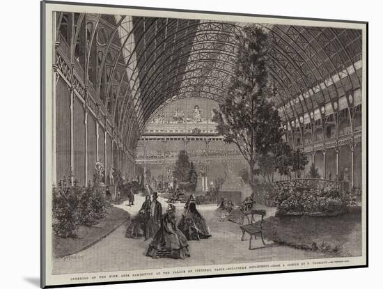 Interior of the Fine Arts Exhibition at the Palace of Industry, Paris-Felix Thorigny-Mounted Giclee Print