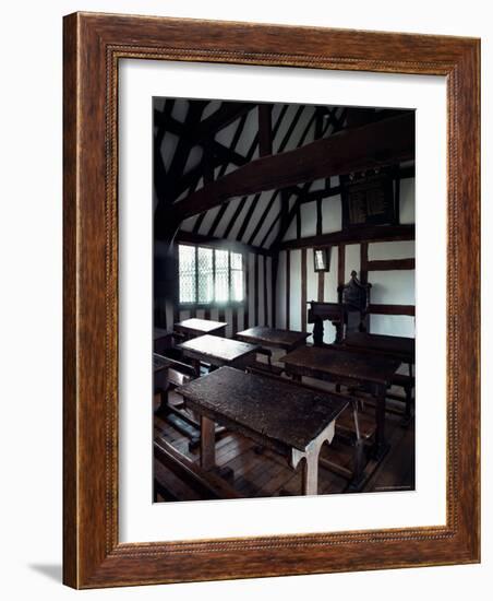 Interior of the Grammar School, Stratford-Upon-Avon, Warwickshire, England, United Kingdom-Adam Woolfitt-Framed Photographic Print