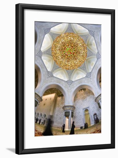 Interior of the Grand Mosque.-Jon Hicks-Framed Photographic Print