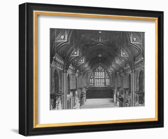 Interior of the Guildhall, City of London, c1904 (1906)-Photochrom Co Ltd of London-Framed Photographic Print