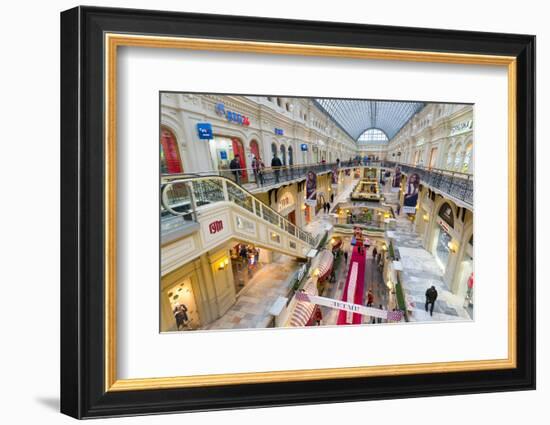 Interior of the GUM department store, Moscow, Russia, Europe-Miles Ertman-Framed Photographic Print