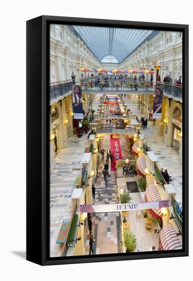 Interior of the GUM department store, Moscow, Russia, Europe-Miles Ertman-Framed Premier Image Canvas