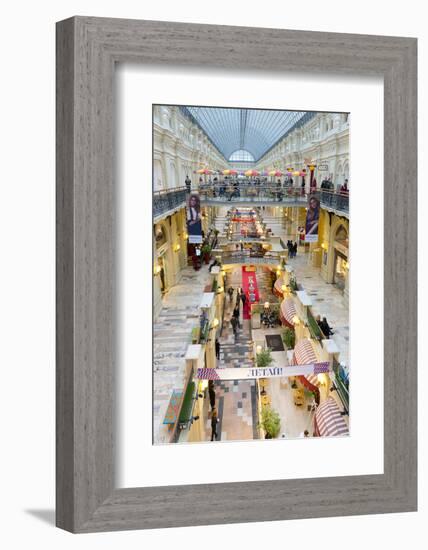 Interior of the GUM department store, Moscow, Russia, Europe-Miles Ertman-Framed Photographic Print