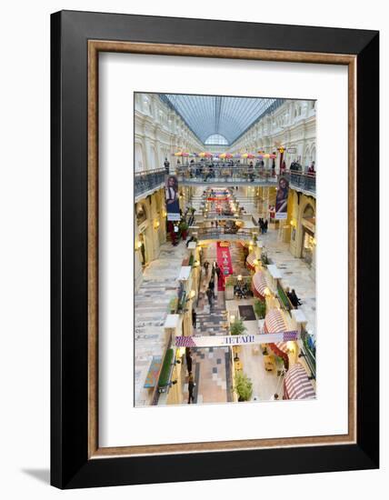 Interior of the GUM department store, Moscow, Russia, Europe-Miles Ertman-Framed Photographic Print