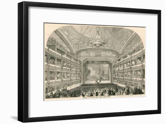 Interior of the Italian Opera House, Covent Garden, London-null-Framed Giclee Print