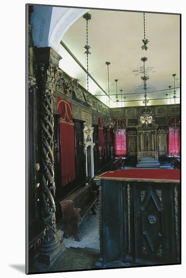 Interior of the Italian Synagogue, Venice-null-Mounted Photographic Print