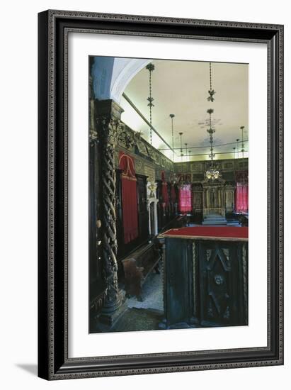 Interior of the Italian Synagogue, Venice-null-Framed Photographic Print