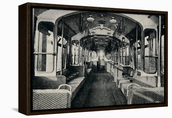 'Interior of the Latest Type of Tube Coach', 1926-Unknown-Framed Premier Image Canvas