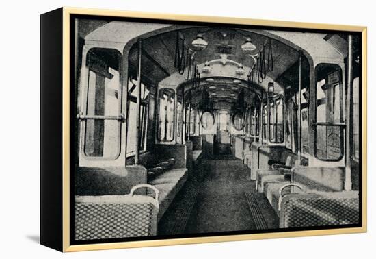 'Interior of the Latest Type of Tube Coach', 1926-Unknown-Framed Premier Image Canvas