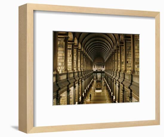 Interior of the Library, Trinity College, Dublin, Eire (Republic of Ireland)-Michael Short-Framed Photographic Print