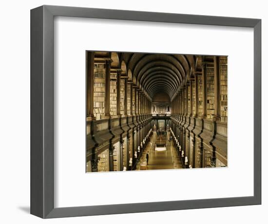 Interior of the Library, Trinity College, Dublin, Eire (Republic of Ireland)-Michael Short-Framed Photographic Print