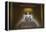 Interior of the Lincoln Memorial Lit Up at Night-Michael Nolan-Framed Premier Image Canvas