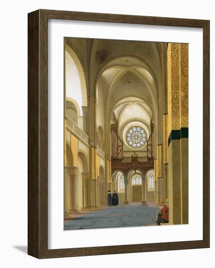 Interior of the Marienkirche in Utrecht, 1638-Pieter Jansz Saenredam-Framed Giclee Print