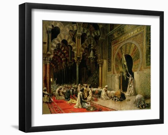 Interior of the Mosque at Cordoba, C.1880-Edwin Lord Weeks-Framed Giclee Print