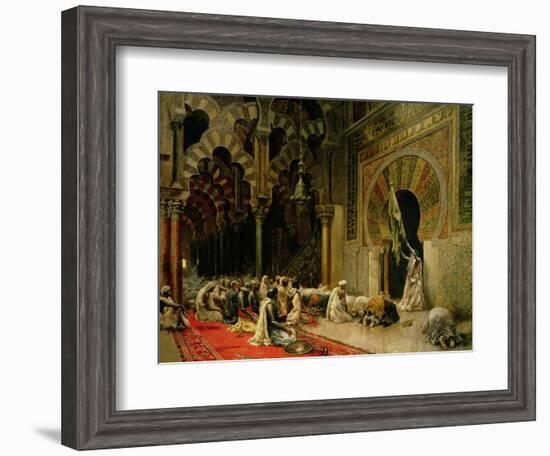 Interior of the Mosque at Cordoba, C.1880-Edwin Lord Weeks-Framed Giclee Print