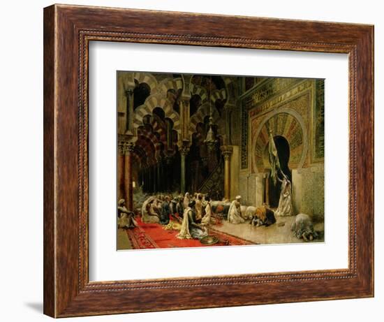 Interior of the Mosque at Cordoba, C.1880-Edwin Lord Weeks-Framed Giclee Print