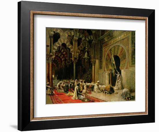 Interior of the Mosque at Cordoba, C.1880-Edwin Lord Weeks-Framed Giclee Print