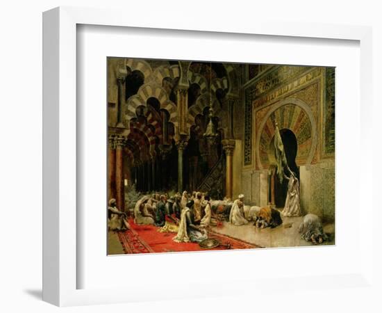 Interior of the Mosque at Cordoba, C.1880-Edwin Lord Weeks-Framed Giclee Print