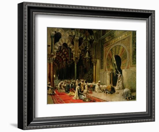 Interior of the Mosque at Cordoba, C.1880-Edwin Lord Weeks-Framed Giclee Print