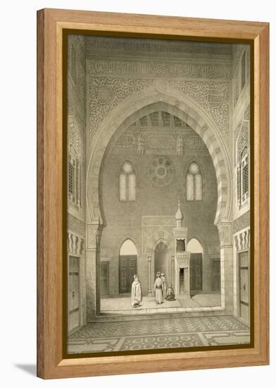 Interior of the Mosque of Qaitbay, Cairo (Litho)-French-Framed Premier Image Canvas