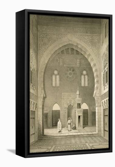Interior of the Mosque of Qaitbay, Cairo (Litho)-French-Framed Premier Image Canvas