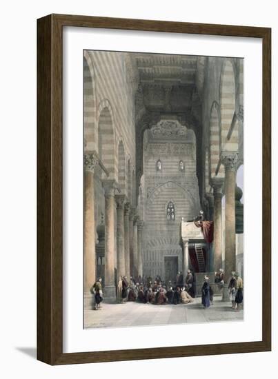 Interior of the Mosque of the Metwalys-David Roberts-Framed Giclee Print