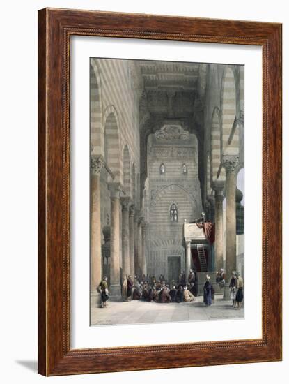 Interior of the Mosque of the Metwalys-David Roberts-Framed Giclee Print