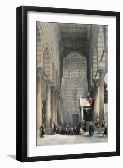 Interior of the Mosque of the Metwalys-David Roberts-Framed Giclee Print