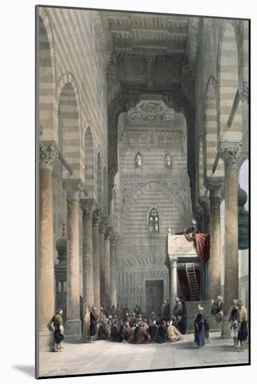 Interior of the Mosque of the Metwalys-David Roberts-Mounted Giclee Print