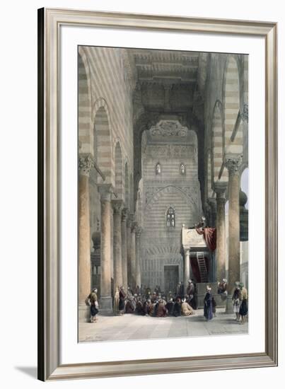Interior of the Mosque of the Metwalys-David Roberts-Framed Giclee Print