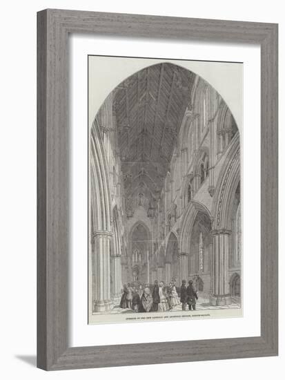 Interior of the New Catholic and Apostolic Church, Gordon-Square-null-Framed Giclee Print