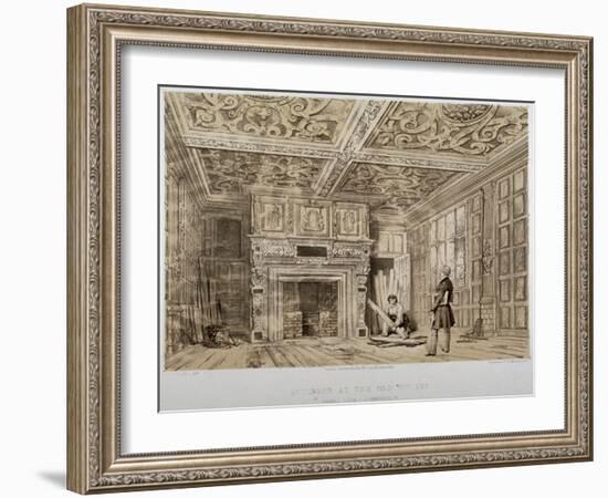 Interior of the Old House, Gravel Lane, City of London, 1840-Charles James Richardson-Framed Giclee Print