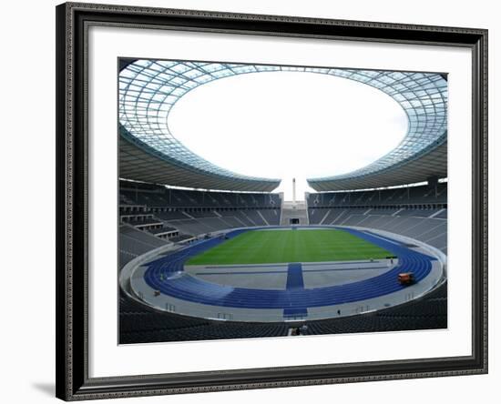 Interior of the Olympic Stadium, Berlin, Germany-null-Framed Photographic Print