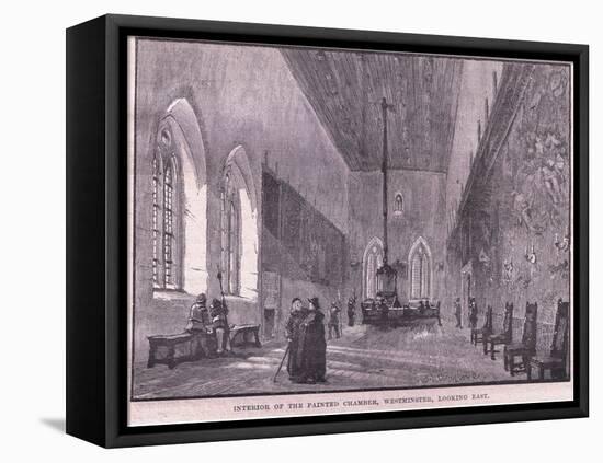 Interior of the Painted Chamber, Westminster-John Fulleylove-Framed Premier Image Canvas