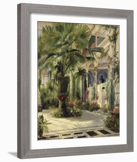 Interior of the Palm House at Potsdam, 1833-Karl Blechen-Framed Giclee Print