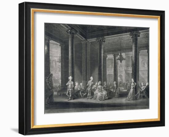 Interior of the Pantheon, Oxford Street, Westminster, London, 1772-Richard Earlom-Framed Giclee Print