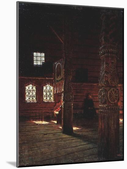Interior of the Peter and Paul Church in Puchug, 1894-Vasili Vasilyevich Vereshchagin-Mounted Giclee Print