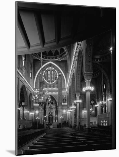 Interior of the Plum Street Temple-GE Kidder Smith-Mounted Photographic Print