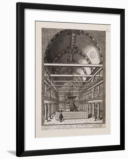 Interior of the Portuguese Synagogue in Amsterdam-Jan Veenhuysen-Framed Giclee Print