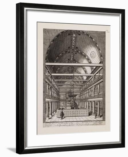 Interior of the Portuguese Synagogue in Amsterdam-Jan Veenhuysen-Framed Giclee Print