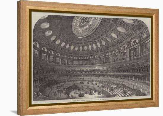 Interior of the Proposed Royal Albert Hall of Arts and Sciences, Kensington Gore-null-Framed Premier Image Canvas