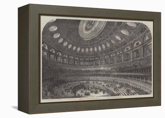 Interior of the Proposed Royal Albert Hall of Arts and Sciences, Kensington Gore-null-Framed Premier Image Canvas