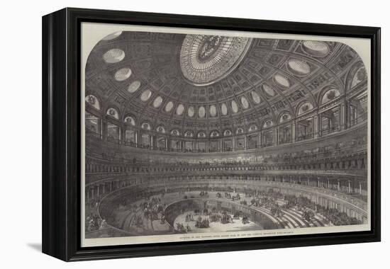 Interior of the Proposed Royal Albert Hall of Arts and Sciences, Kensington Gore-null-Framed Premier Image Canvas