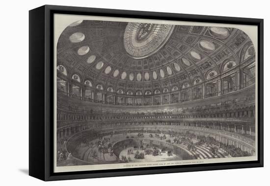 Interior of the Proposed Royal Albert Hall of Arts and Sciences, Kensington Gore-null-Framed Premier Image Canvas