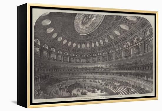 Interior of the Proposed Royal Albert Hall of Arts and Sciences, Kensington Gore-null-Framed Premier Image Canvas