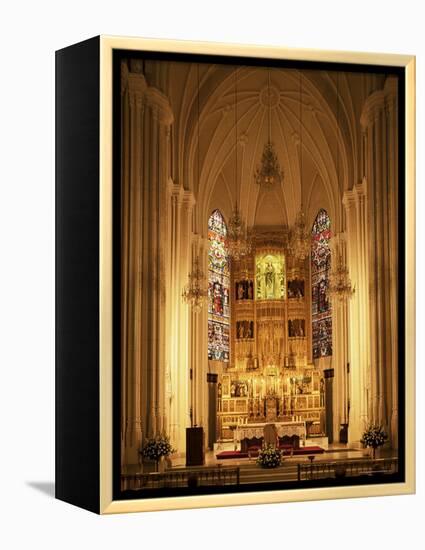 Interior of the Purissima Concepcion Church, Madrid, Spain-Upperhall-Framed Premier Image Canvas