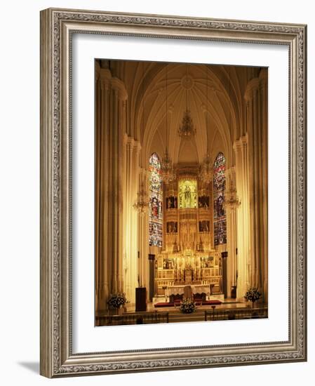 Interior of the Purissima Concepcion Church, Madrid, Spain-Upperhall-Framed Photographic Print