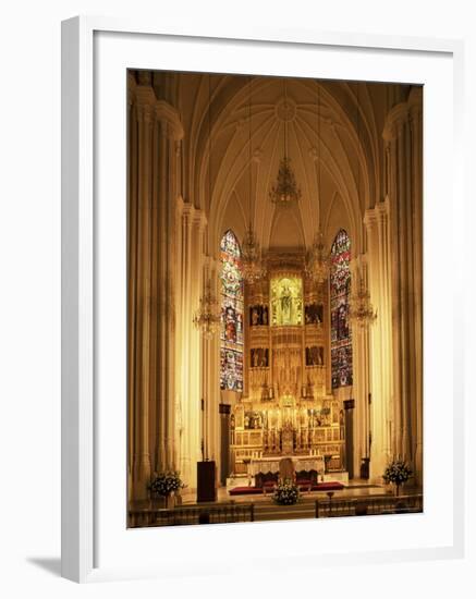 Interior of the Purissima Concepcion Church, Madrid, Spain-Upperhall-Framed Photographic Print